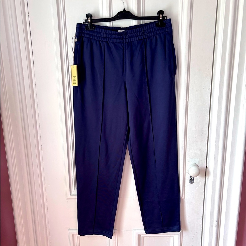 Wilfred Free Women’s Commodore Track Pant NWT Ink Navy Zip Pockets Size Large
